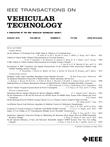 IEEE Transactions on Vehicular Technology: Volume 65, Number 7