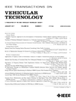 IEEE Transactions on Vehicular Technology: Volume 65, Number 11